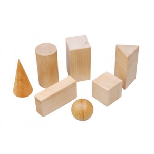 Набор "Тела геометрические" (деревянные) 14штук - fgospostavki.ru - Тихорецк