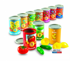 Набор для счета от 1 до 10 "Консервы" - fgospostavki.ru - Тихорецк