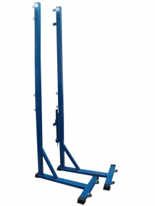 Стойки волейбольные для зала с механизмом натяжения (передвижная, без сетки) - fgospostavki.ru - Тихорецк