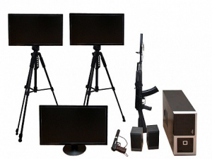 Учебно-тренировочный комплекс огневой подготовки "Стрелец-2/М" (мишень-монитор, массогабаритные макеты оружия АК и ПМ) - fgospostavki.ru - Тихорецк