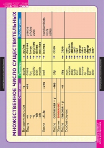 Комплект таблиц. Английский язык. Существительное. Местоимение. Наречие - fgospostavki.ru - Тихорецк