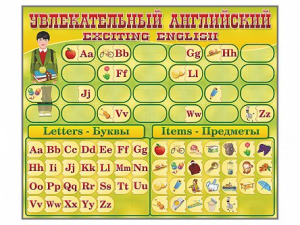 Комплект оборудования "Английский алфавит" с комплектом тематических магнитов - fgospostavki.ru - Тихорецк