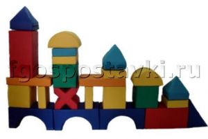 Мягкий модуль-конструктор "Архитектор" (24 элемента) - fgospostavki.ru - Тихорецк