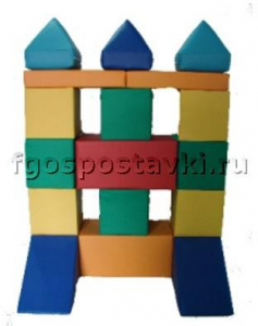 Мягкий модуль-конструктор "Башня" (17 элементов) - fgospostavki.ru - Тихорецк