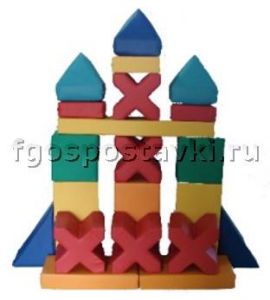 Мягкий модуль-конструктор "Башня" (21 элемент) - fgospostavki.ru - Тихорецк