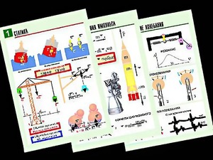 Комплект таблиц "Механика. Законы сохранения. Колебания и волны" (8 таблиц, формат А1, ламинированные) - fgospostavki.ru - Тихорецк