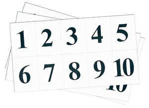 Набор цифр от 1 до 10 (для начальной школы) - fgospostavki.ru - Тихорецк