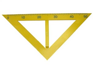 Угольник классный пластмассовый (45 и 45 градусов) - fgospostavki.ru - Тихорецк