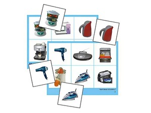 Логопедическое лото "Бытовая техника" (4 планшета, 24 карточки, цветное, ламинированное) - fgospostavki.ru - Тихорецк