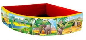 Бассейн угловой полукруглый с шелкографией - fgospostavki.ru - Тихорецк