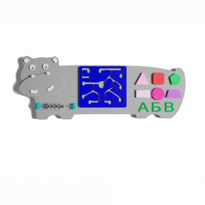 Бизиборд «Волшебный бегемотик» - fgospostavki.ru - Тихорецк