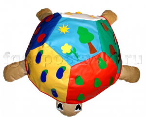 Дидактический чехол к черепахе «Весёлый огород» Д=100 см - fgospostavki.ru - Тихорецк