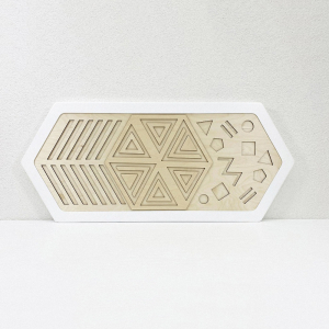 Декоративная тактильная панель - «Рельефные многоугольные формы» - fgospostavki.ru - Тихорецк