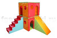 Домик игровой двухэтажный (комплект) - fgospostavki.ru - Тихорецк