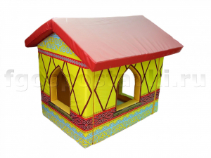 Домик игровой "Узор" с рисунком (трансформируется в маты) - fgospostavki.ru - Тихорецк