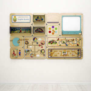 «English Buddy» - Дидактическая настенная панель для кабинета Английского языка - fgospostavki.ru - Тихорецк