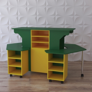 Модульный стеллаж "Весёлые занятия" - fgospostavki.ru - Тихорецк