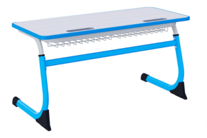 Парта SMARTY двухместная регулируемая по высоте с антивандальной кромкой - fgospostavki.ru - Тихорецк