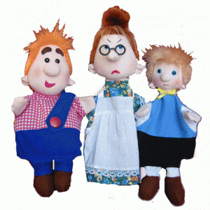 Набор перчаточных кукол "Карлсон, который живет на крыше" - fgospostavki.ru - Тихорецк