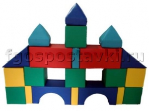 Мягкий модуль-конструктор "Городок" (21 элемент) - fgospostavki.ru - Тихорецк