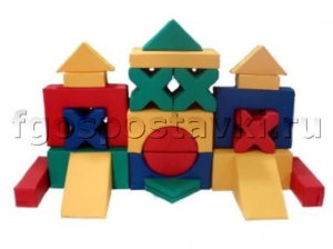 Мягкий модуль-конструктор "Городок" (23 элемента) - fgospostavki.ru - Тихорецк