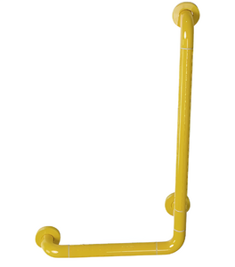 Поручень опорный L-образный вертикальный (желтый) - fgospostavki.ru - Тихорецк