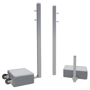 Бадминтонные стойки мобильные (с противовесами, на колесах) - fgospostavki.ru - Тихорецк