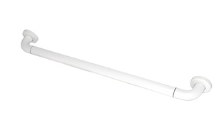 Поручень прямой с антибактериальным покрытием (белый) - fgospostavki.ru - Тихорецк