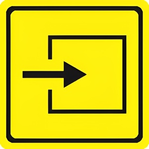 Тактильный знак (вход в помещение) 150х150 - fgospostavki.ru - Тихорецк