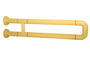 Поручень неоткидной двухопорный с антибактериальным покрытием (желтый) - fgospostavki.ru - Тихорецк