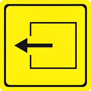 Тактильный знак (выход из помещения) 150х150 - fgospostavki.ru - Тихорецк