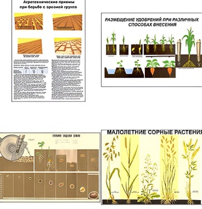 Плакаты ПРОФТЕХ "Агрономия" (5 пл, винил, 70х100) - fgospostavki.ru - Тихорецк