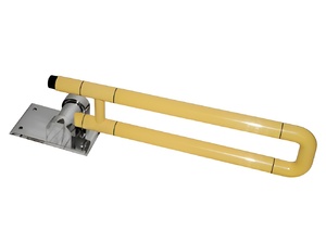 Поручень откидной с антибактериальным покрытием (желтый) - fgospostavki.ru - Тихорецк