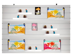 Стенд экспозиционный навесной для детских работ - fgospostavki.ru - Тихорецк