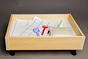 Игровой набор для экспериментов с песком "Песочница" (бук) - fgospostavki.ru - Тихорецк