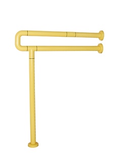 Желтый поручень напольно-настенный с антибактериальным покрытием - fgospostavki.ru - Тихорецк