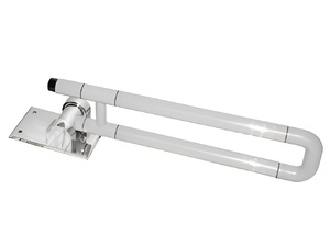 Поручень откидной с антибактериальным покрытием (белый) - fgospostavki.ru - Тихорецк