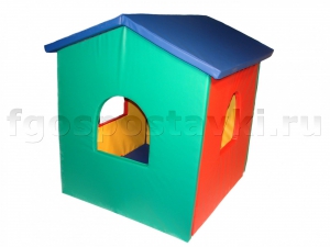 Домик игровой без аппликаций (трансформируется в маты) - fgospostavki.ru - Тихорецк