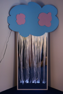 Зеркальное панно с фиброоптическими нитями «Разноцветный дождь» - fgospostavki.ru - Тихорецк