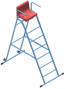 Вышка судейская универсальная (H-2 метра, разборная) - fgospostavki.ru - Тихорецк