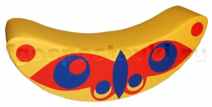 Мягкий модуль "Качалка-бабочка" (120х30х50 сантиметров) - fgospostavki.ru - Тихорецк