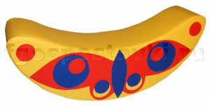 Мягкий модуль "Качалка-бабочка" (100х25х40 сантиметров) - fgospostavki.ru - Тихорецк