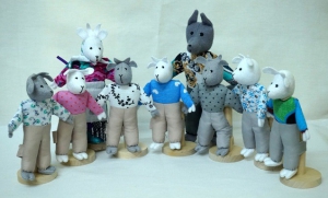 Шагающий театр "Волк и 7 козлят" (9 персонажей) - fgospostavki.ru - Тихорецк