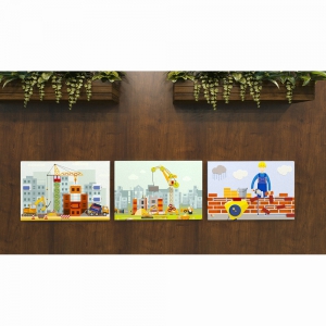 Комплект настенных панелей «Стройка» - fgospostavki.ru - Тихорецк