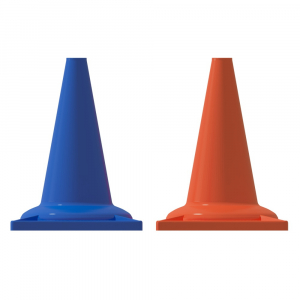 Набор конусов сигнальных 33 см (6 голубых + 6 оранжевых) - fgospostavki.ru - Тихорецк