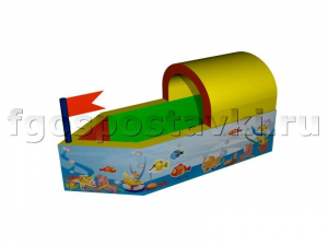 Сухой бассейн "Кораблик" с шелкографией - fgospostavki.ru - Тихорецк