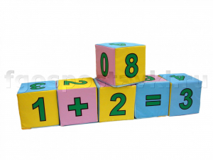 Кубики с цифрами комплект - fgospostavki.ru - Тихорецк