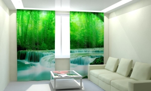 Комплект светонепроницаемых штор "Быстрая река" - fgospostavki.ru - Тихорецк