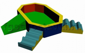 Манеж 180х120х30 см  (с приставными элементами) - fgospostavki.ru - Тихорецк