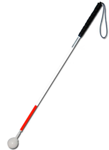 Трость телескопическая графитовая с вращающимся наконечником в виде шара - fgospostavki.ru - Тихорецк